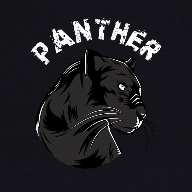 Panther Animal Lover Gift Design Motif by Shirtjaeger